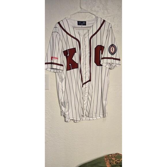 Jersey KANSAS CITY MONARCHS men's no size tag fits like a size Large - Picture 1 of 5